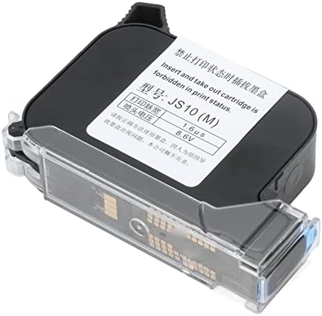 YOAS Inkjet Cartridge, Stable Viscosity Black Ink Cartridges Quick Drying JS10 (M) for Manual Printers