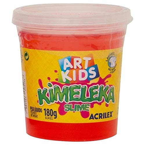 Slime Kimeleka 180g Vermelho Art Kids Acrilex