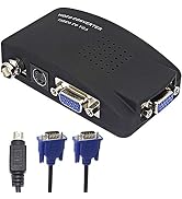 XMSJSIY BNC na VGA, S Konwerter wideo Kamera CCTV PC na TV Adapter BNC Wejście do wyjścia VGA Laptop...