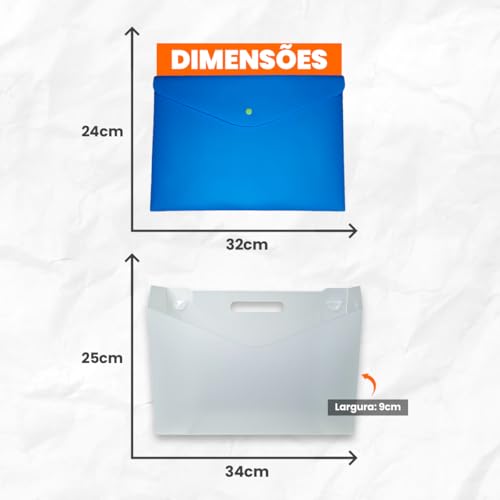Dello Arquivo Full Color com 5 Envelopes Coloridos, 6029.01.0005