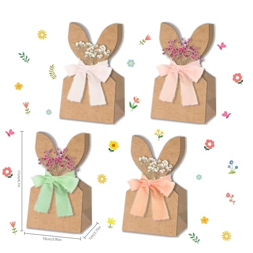 Sacs de Pâques en papier rustique x24 pour biscuits et cadeaux d'anniversaire - 5