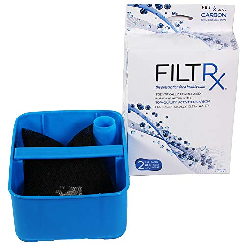 Image of Penn-Plax Filtrx Purifying Media for Canister Filters - Compatible with Cascade, Marlin, and Other Aquarium Filter Systems with Trays - Activated Carbon (CFSCB1)