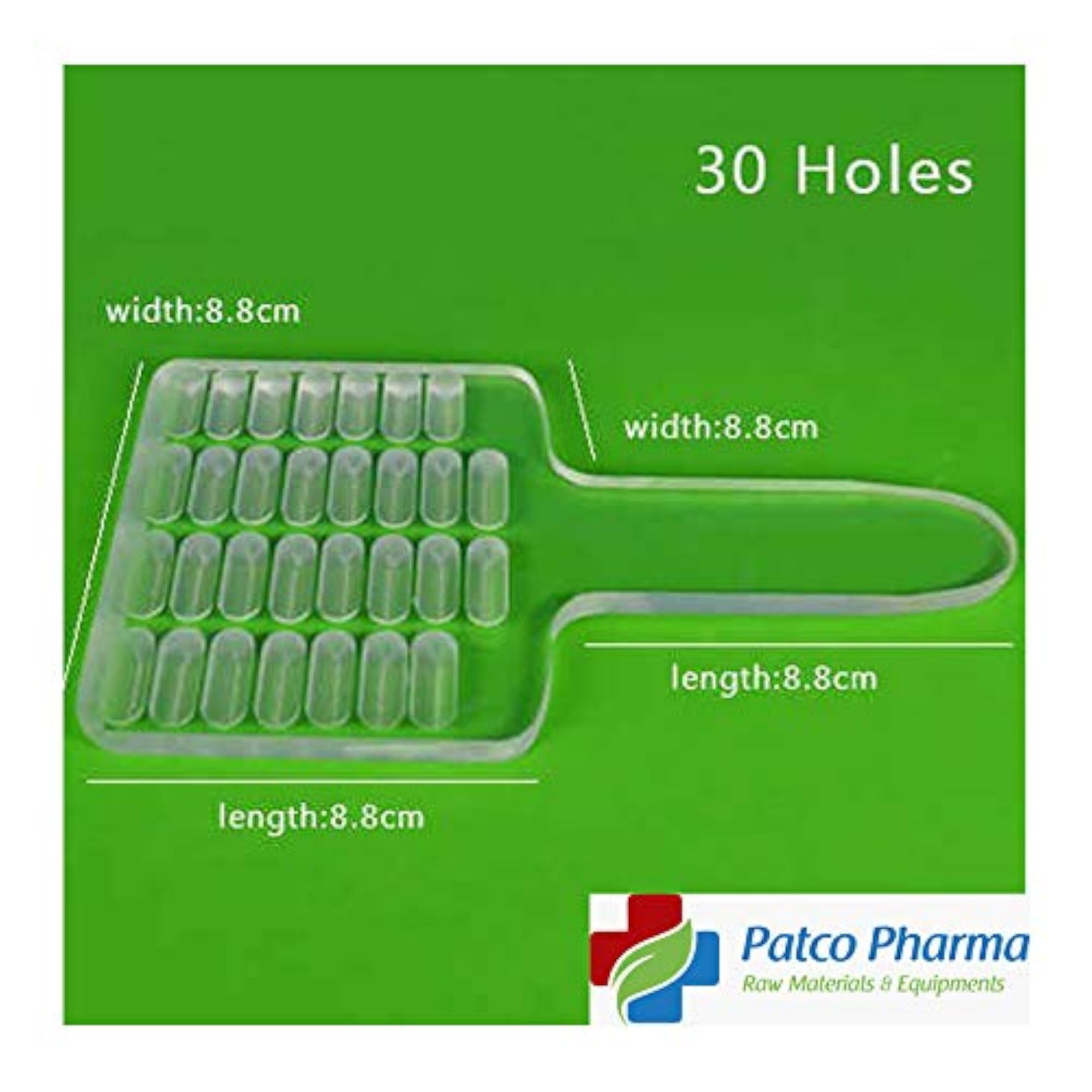 Patco Pharmaceuticals Manual Capsule Counter, 30 Holes