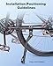 Bike Kickstand Adjustable for Adult Bikes 24-29 Inch, Bicycle kickstand Aluminium Alloy, Anti-Slip Foot Pad Bike Stand Leg, Fits Mountain Bike, Commuter & Cargo Bicycle