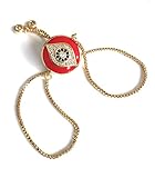 SIFRIMANIA Red Evil Eye Adjustable Sliding Bead Bolo Bracelet Lucky Charms Jewelry for Women of All Ages (Enamel)