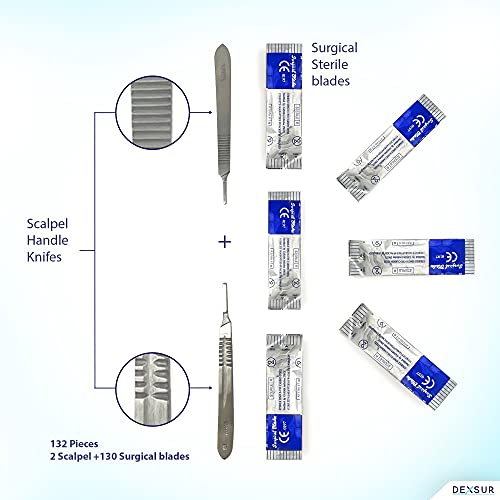 Image of Professional Dissecting Kit Anatomy - 160 Piece Stainless Steel Biology Instruments Set for Medical & Veterinary Training
