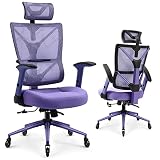 YAMASORO High Back Ergonomic Mesh Office Chair, Metal Frame Home Office Desk Chair with Adjustable A
