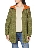  United Colors of Benetton Damen Giaccone Mantel, Grün (Verde Oliva 904), 32 (Herstellergröße: 38)