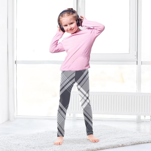 Plaid Dark Blue White Girls Summer Shorts Cotton Cartwheel Shorts Lounge Pants for Beach4