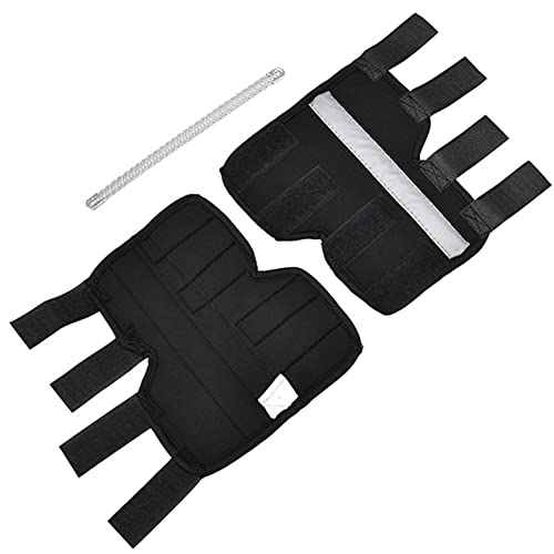 para Las Almohadillas De La Pet Knee, La Envoltura De La Junta Trasera De La Pierna Trasera De La Pierna Trasera Protege La Lesi�n De Las Piernas De Las Patas del Protector De Lesiones Perros,Negro,M