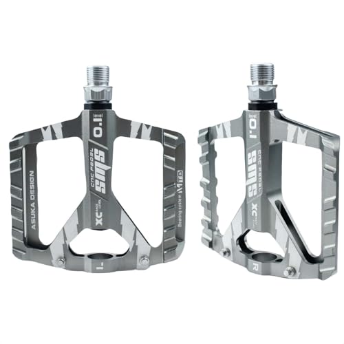 Pédales de vélo de route Trkimal anti-glisse 9/16" pour éviter les chutes