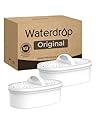 [Original] Waterdrop Replacement Filters for All Waterdrop Pitcher Filtration System, Reduces PFAS, PFOA/PFOS, Chlorine, Last Up to 3 Months or 200 Gallons, 2 Packs?WD-PF-01A Plus, NSF Certified