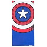 Concept One Marvel Captain America Multi-Purpose Neck Gaiter Scarf Bandana, Blue, One Size