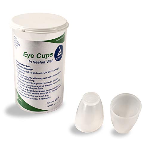 Dynarex Eye Cups in Sealed Vial 6 Cups per Vial