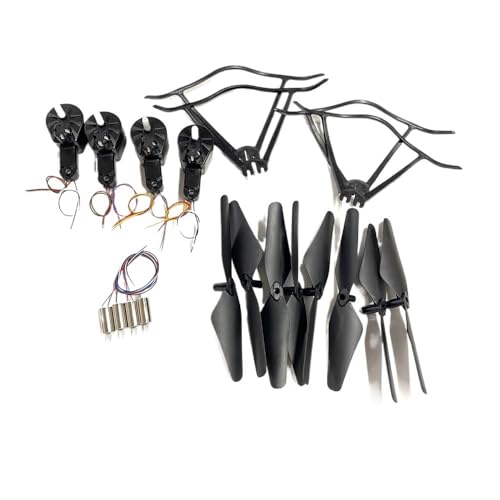 Lames de drone G6 Q6 blanches pour quadricoptères HJ28 LS11 R2s