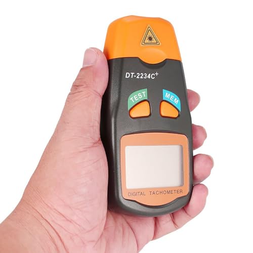 Image of Digital Laser Photo Tachometer Non Contact RPM Tach Digital Laser Tachometer Speedometer Speed Gauge Engine Dropship