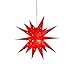 Produktbild Außenstern rot led beleuchteter Stern ca. 58 cm Weihnachtsstern Leuchtstern Faltstern, IP44 wetterfest Garten Deko