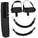 Gogogmee Verstellbare Knöchel Widerstandsbänder für Bein Gesäßtraining Langlebige Fitnessbänder für Muskelaufbau Bequemes Anlegen für Zuhause und Fitnessstudio