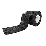 PowerFlex Self Adherent Tape, Latex, Athletic Tape, Black, 2