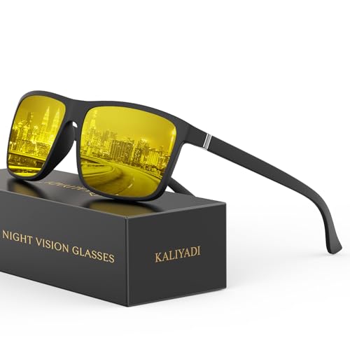 Image of KALIYADI Sunglasses for Mens Polarized-Sunglasses: Men Sun Glasses with UV400 Protection for Driving Fishing Golf