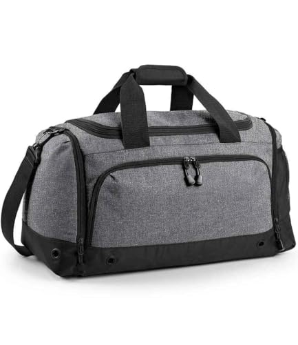 Sac Coozo athleisure holdall gris chiné du bureau à la salle