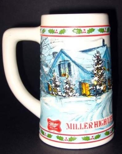 MillerHigh Life Holiday Beer Stein Mug