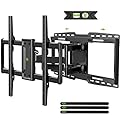 USX MOUNT UL Listed Heavy Duty TV Wall Mount for 42-97" TVs up to 150lbs with 8" Sliding Design, Ultra-Large TV Mount Bracket for up to 24" Studs with Swivel, Tilt & Leveling, Max VESA 600x400mm