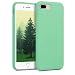 Produktbild kwmobile Hülle kompatibel mit Apple iPhone 7 Plus/iPhone 8 Plus Hülle - dünnes Silikon Handy Case - Handyhülle weiche Oberfläche - kabelloses Laden - Pfefferminzgrün