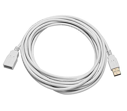 Image of USB 2.0 Male A to Female A Extension Cable Super Speed 5GBps for Printer /PC /External Hard Drive (Useful for LED /LCD TV USB Ports) 5 Meter