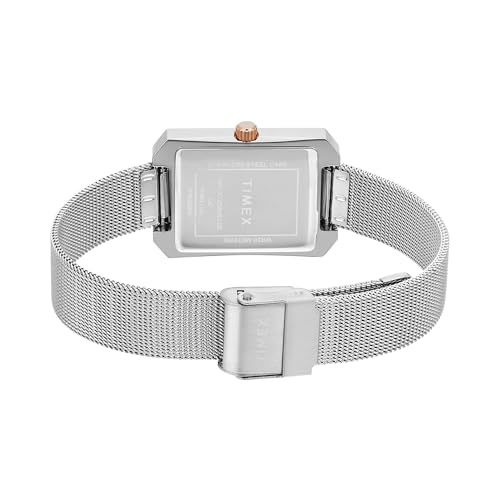 Image of TIMEX Analog Watch for Women Available in Multicolor Dial & Black Stainless Steel Bracelet Band - Water Resistant Wrist Watches