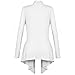 DRSKIN Women's Open - Front Long Sleeve Knit Cardigan (Cardigan White, 2XL)