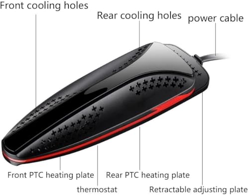 Secador eléctrico portátil para calzado, ajustable e inteligente miniatura 7