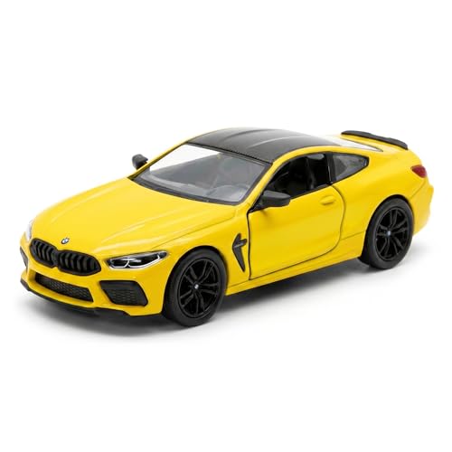 Image of Wizplex Kinsmart BMW M8 Competition 1:36 Scale Officially Licensed Die-Cast Metal Car Model - Pull-Back Action Openable Doors German Sports Car Collectible Toy