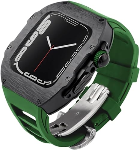 CEKGDB J[{t@Co[vP[Xo[vohAApple Watch 8 7 6 5 4 SE V[YpARM X^CX|[cohP[X Mod LbgAIwatch 44mm 45mm vANZT[p(Style18,44mm