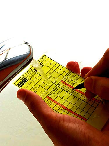 Soccer Write-On Referee Cards, Red-Yellow Set #TOP6