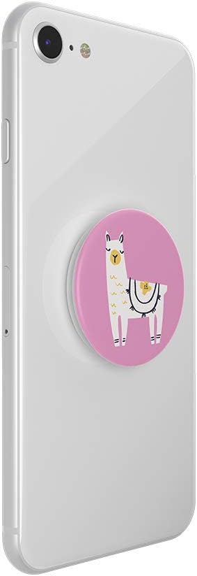 PopSockets: PopGrip with Swappable Top for Phones & Tablets - Llama Glama