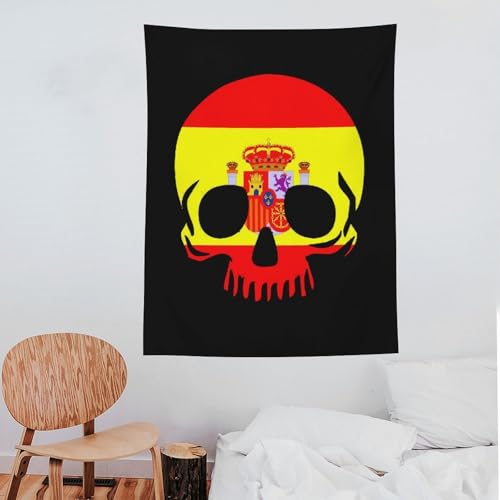 Tapiz textil vertical de calavera para decoración de dormitorio moderno 7