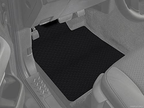 Tapis de sol voiture en caoutchouc nid d'abeille Armordillo Noir pour Silverado Sierra 2001-2006 - 2