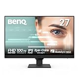 ベンキュージャパン BenQ アイケアモニター GW2790 (27インチ/フルHD/IPS/sRGB 99%/ウルトラスリムベゼル/輝度自動調整機能(B.I. Gen2)搭載/ブルーライト軽減プラス/フリッカーフリー/Color Weaknessモード/スピーカー付き(2W×2)/HDMI/DP)