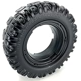 J4394-2529 Replacement Wheel for Power Wheels Toy Vehicle Specifically for 12V Jeep Hurricane, Ford F-150 Extreme Pickup (1x Black, Hurricane)