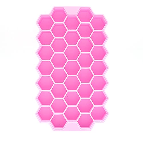 Alnicov 2 pack moldes para cubos de hielo hexagonales miniatura 3