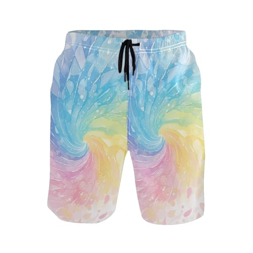GuoChe Men's Summer Shorts Athletic Mens Swim Shorts with 8”/ 9” Long Surfing2