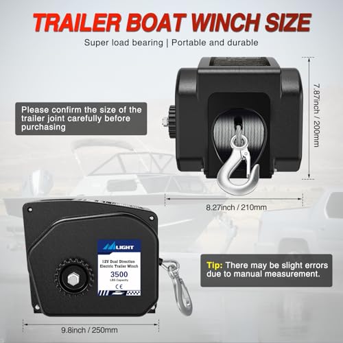 Nilight 3500 lbs Electric Winch