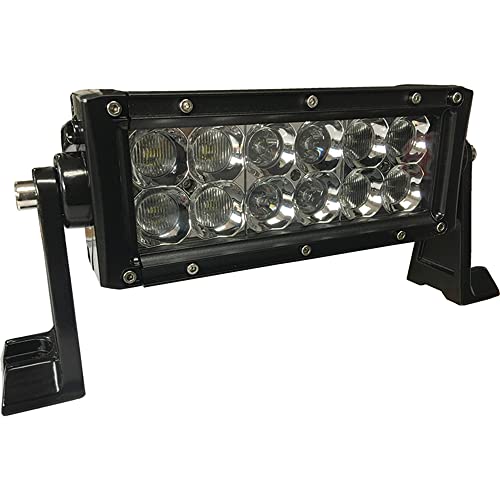 TIGERLIGHTS 12V-24V 8 Inch Double Row LED Light Bar - 3 Amps, 36 Wattage, 3 1/2 Inch Width, 3 Inch inch Depth, 2650 Lumens - 3 Watt High Intensity Bulbs - Poly Carbonate Lens - Flood Off-Road Light by TIGERLIGHTS - Image 2