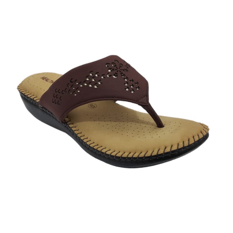 HEALTH FITExtra Soft Orthopedic Slippers/Doctor Chappal & Footwear with Memory Foam For Women Footwear