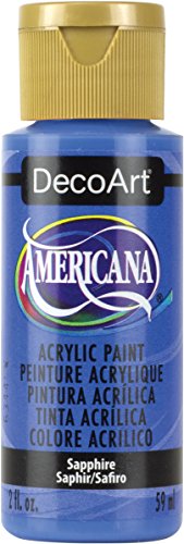 Image of DecoArt Americana Acrylics Paint, 2-Ounce, Sapphire