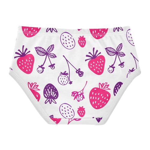 Girls' Underwear Strawberry Toddle Brief Panties 2-8 Years 203007282