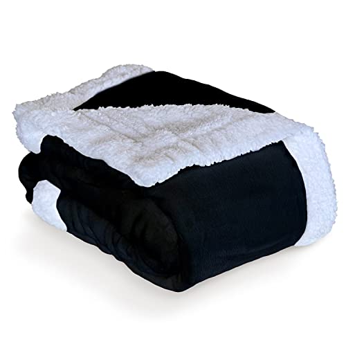 Everlasting Comfort Plush Sherpa Fleece Blanket - 2 Sided, Reversible Warm, Thick, Comfy, Soft Throw (127x165cm) - Image 2