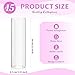 15 Pack Glass Cylinder Vases 12 Inch Tall Clear Flower Vase Bulk Glass Vases Hurricane Floating Candle Holder for Table Centerpiece Party Wedding Home Decor