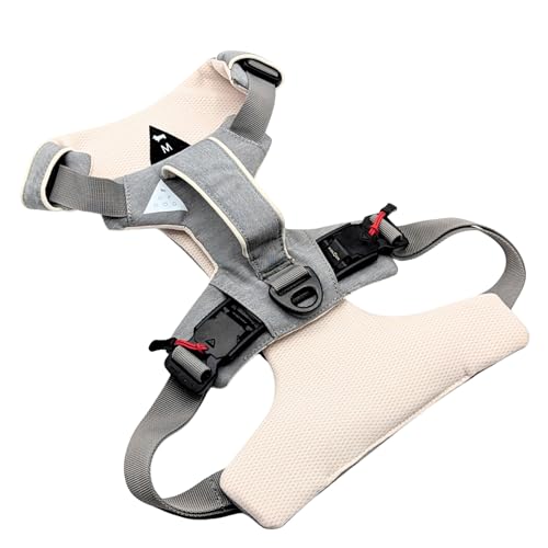 Strong & Secure Magnetic Dog Harness with Easy Lock Buckle - Comfortable No-Pull Vest for Small, Medium & Large Dog Breeds (Medium)